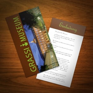 Einladungskarte Grassi Museum